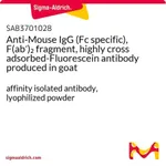 Merck Anti-Mouse IgG (Fc specific), F(ab')2 fragment, highly cross adsorbed-Fluorescein antibody produced in goat