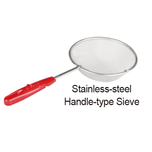 Daihan Science Stainless-steel Sieve, with Convenient PP Handle, Multiuse, Φ130/185mm, 손잡이형 망체
