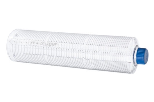 Greiner Bio One CELL CULTURE ROLLER BOTTLE, 5XL, PS, LONG FORM,RIBBED SURFACE, 122/500 MM, 4250 CM² GROWTH AREA, 4640 ML, STANDARD SCREW CAP, CLEAR, TC, STERILE, CELLMASTER, SINGLE PACKED