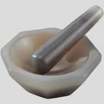 AS ONE Agate Mortar 40 x 50 x 11 with Pestleand others