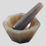 AS ONE Agate Mortar 50 x 60 x 18 with Pestleand others
