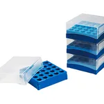 AS ONE Freezer Box (For 5mL) 133 x 133 x 51mm 25 Pcs Storage 4 Pcs F18852-0017