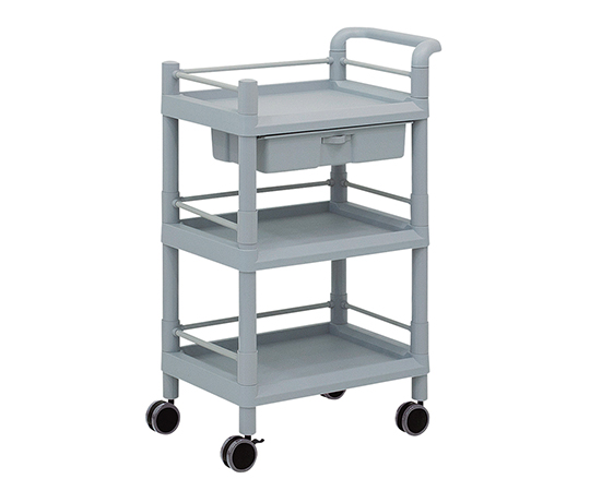 AS ONE Mobile Storage Cart 3 Sages 610 x 370 x 885 (Including Drawer, Guard Frame, Handle)　MSO11J