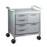 AS ONE Mobile Store Cart (Storage Case Included) Shallow Type 4 Pieces, Deep Type 2 Pieces MS24G
