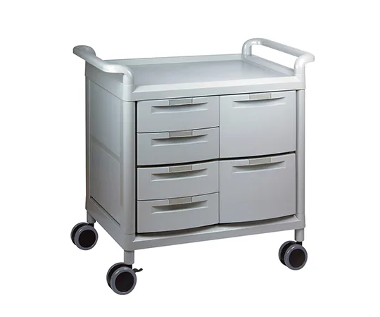 AS ONE Mobile Store Cart (Storage Case Included) Shallow Type 4 Pieces, Deep Type 2 Pieces MS24G