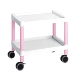 AS ONE Mobile Cart (Low-Floor Type) 532 x 368 x 500 Pink MC10