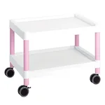 AS ONE Mobile Cart (Low-Floor Type) 645 x 447 x 492 Pink MC20