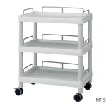AS ONE Mobile Easy Cart (Wiith Guard Frame: Gray) 3 Sages 651 x 447 x 830 ME21F