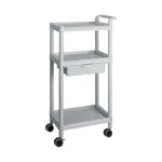 AS ONE Mobile Easy Cart (Tall Type/Regular 31) Gray 3 Sages Wiith Drawer ME31B