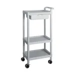 AS ONE Mobile Easy Cart (Tall Type/Regular 31) Gray 3 Sages Wiith Drawer ME31D