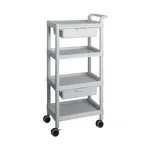 AS ONE Mobile Easy Cart (Tall Type/Regular 31) Gray 4 Stages Wiith Drawer ME31F