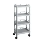 AS ONE Mobile Easy Cart (Tall Type/Regular 31) Gray 4 Stages Wiith Guard Frame ME31J