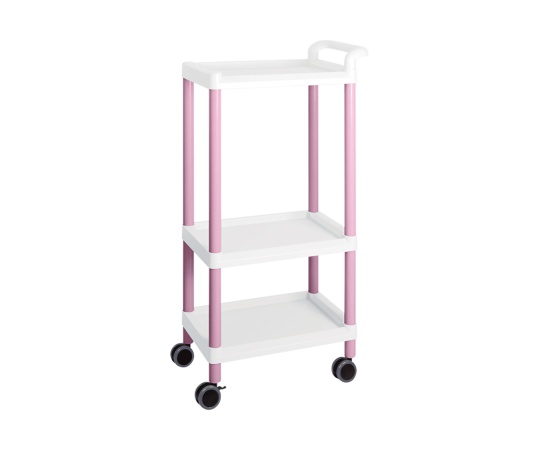 AS ONE Mobile Easy Cart (Tall Type/Regular 31) Pink 3 Stages　ME31C
