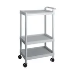 AS ONE Mobile Easy Cart (Tall Type/Wide 32) Gray 3 Stages ME32C