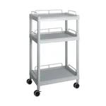 AS ONE Mobile Easy Cart (Tall Type/Wide 32) Gray 3 Sages Wiith Guard Frame ME32G