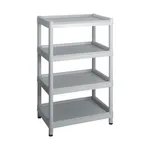 AS ONE Mobile Easy Cart (Tall Type/Wide 32) Gray 4 Stages ME32K