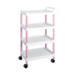 AS ONE Mobile Easy Cart (Tall Type/Wide 32) Pink 4 Stages ME32E