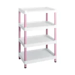 AS ONE Mobile Easy Cart (Tall Type/Wide 32) Pink 4 Stages ME32K