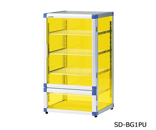 AS ONE Standard Desiccator BG (UVC) 574 x 517 x 1020mm Reinforced Plastic Shelf With Rubber Feetand others