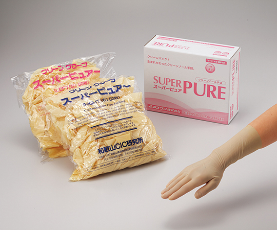 AS ONE Super Pure Latex Gloves (Powder Free) Clean Pack L 50 Pairsand others