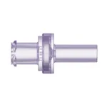 Check Valve, Female Locking Luer to Pocket for .118` (3.0 mm) OD Tubing