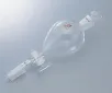 AS ONE Separatory Funnel (Sphere Type·Common Ground Joint), 공통 그라운드 조인트 구형 분액깔때기 (하부 조인트 부속)