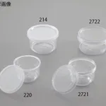 AS ONE Round PS Container, 원형 PS 용기