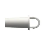 Male Luer Plug, Closed at Tether Loop (May be used with separate stationary lock ring; MLLR)
