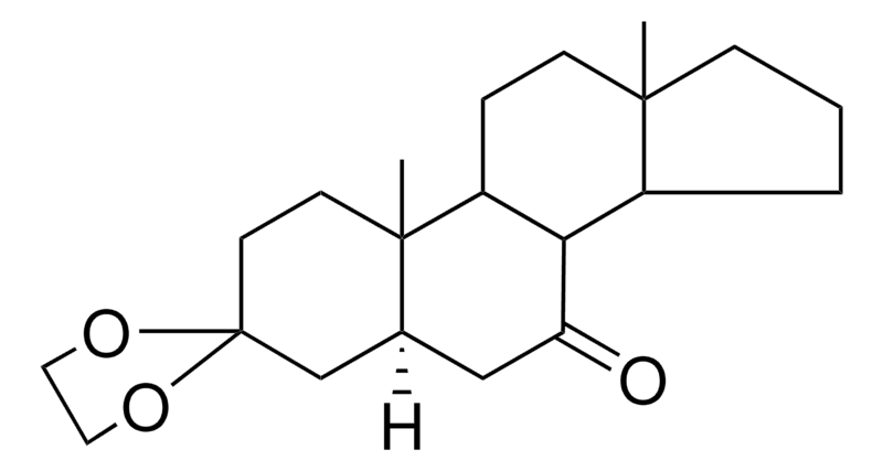 Merck 3,3-ETHYLENEDIOXY-5-ALPHA-ANDR - 1 MG&