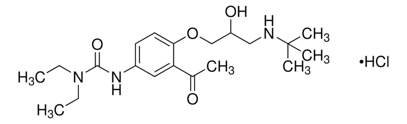 Merck Celiprolol for peak identification