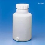 Flon Industry PFA thick-walled wide mouth bottles with boss / 두꺼운PFA하구광구병