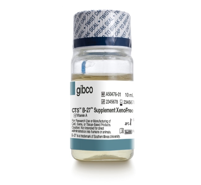 Thermo Fisher Scientific CTS B-27 Supplement XenoFree minus Vitamin A (50X)