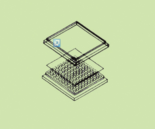 AS ONE Antistatic Insert Tray, 칩인서트트레이