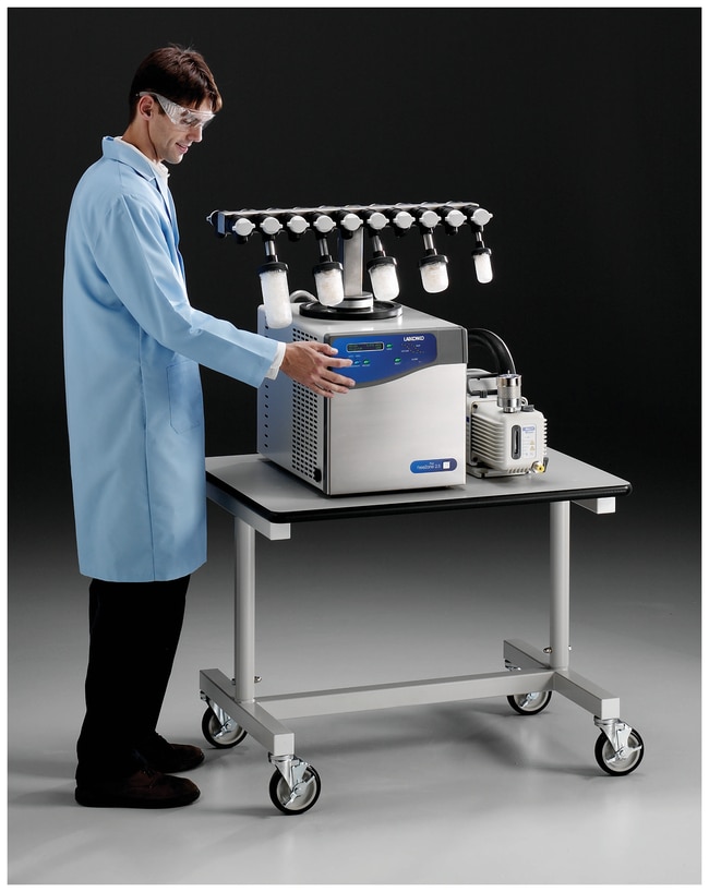 Thermo Fisher Scientific Cascade FreeZone Plus Freeze-Dry Systems, 208/230V 60Hz Models: 6L, With Purge Valve and PTFE-coated Collector Chamber; 6L; 28D x 31W x 36.3 in.H