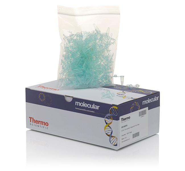 Thermo Fisher Scientific Tubes, 0.2 mL, Flat Cap, Green