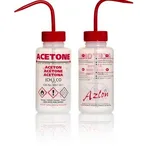 Merck Azlon Multi-Lingual Safety Wash Bottles With Driplok Vapor Venting