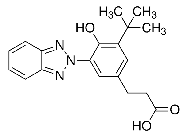 Merck 3-(3-(2H-Benzo[d][1,2,3]triazol-2-yl)-5-(tert-butyl)-4-hydroxyphenyl)propanoic acid