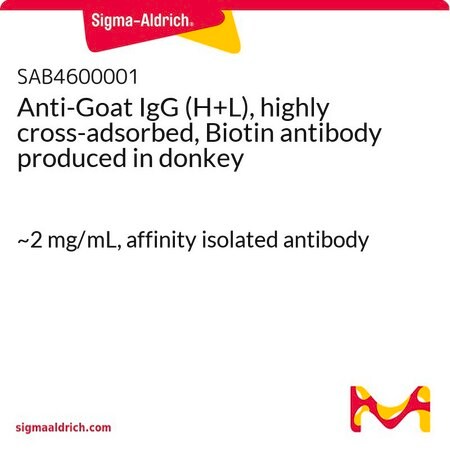 Merck Anti-Goat IgG (H+L), highly cross-adsorbed, Biotin antibody produced in donkey