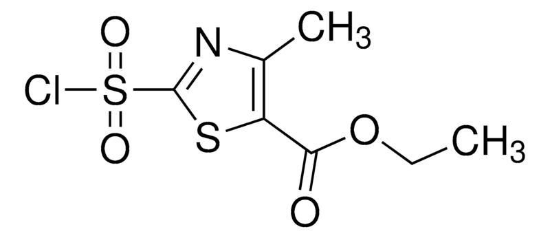 Merck 2-chlorosulfonyl-4-methyl-thiazole-5-carboxylic acid ethyl ester