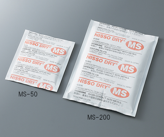 AS ONE Dehumidifying Agent (NISSO Dry MS) (Double-Sided AbsorptIon Type), 건조제 (닛소드라이MS) (양면흡수 타입)