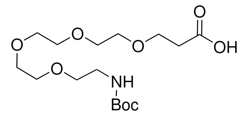 Merck 15-(Boc-amino)-4,7,10,13-tetraoxapentadecanoic acid