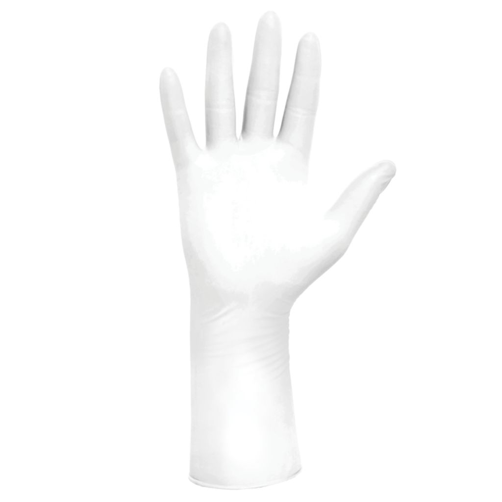 HALYARD PUREZERO* Cleanroom Gloves HG5 White Non-Sterile Nitrile Gloves