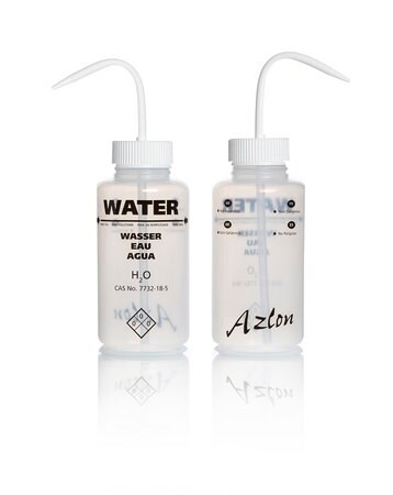 Merck Azlon Multi-Lingual Unvented Wash Bottles