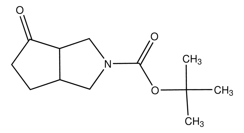 Merck 4-Oxohexahydrocyclopenta[c]pyrrole-2-carboxylic acid tert-butyl ester