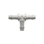 Tee Tube Fitting with 500 Series Barbs, 1/2` (12.7 mm) ID Tubing