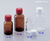 AS ONE Narrow-Mouth Standard Glass Bottle, 세구 규격병