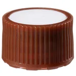 Thermo Fisher Scientific Nalgene Amber PPCO High-Profile Closures with Color Coders for Micro Packaging Vials, white