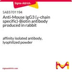 Merck Anti-Mouse IgG3 (gamma-chain specific)-Biotin antibody produced in rabbit