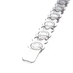 Thermo Fisher Scientific Flat Caps for UTW PCR Plates, strips of 8, optical clear