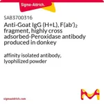 Merck Anti-Goat IgG (H+L), F(ab')2 fragment, highly cross adsorbed-Peroxidase antibody produced in donkey